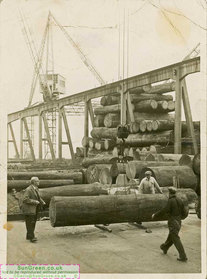 The gantry crane at Pine End works, Lydney