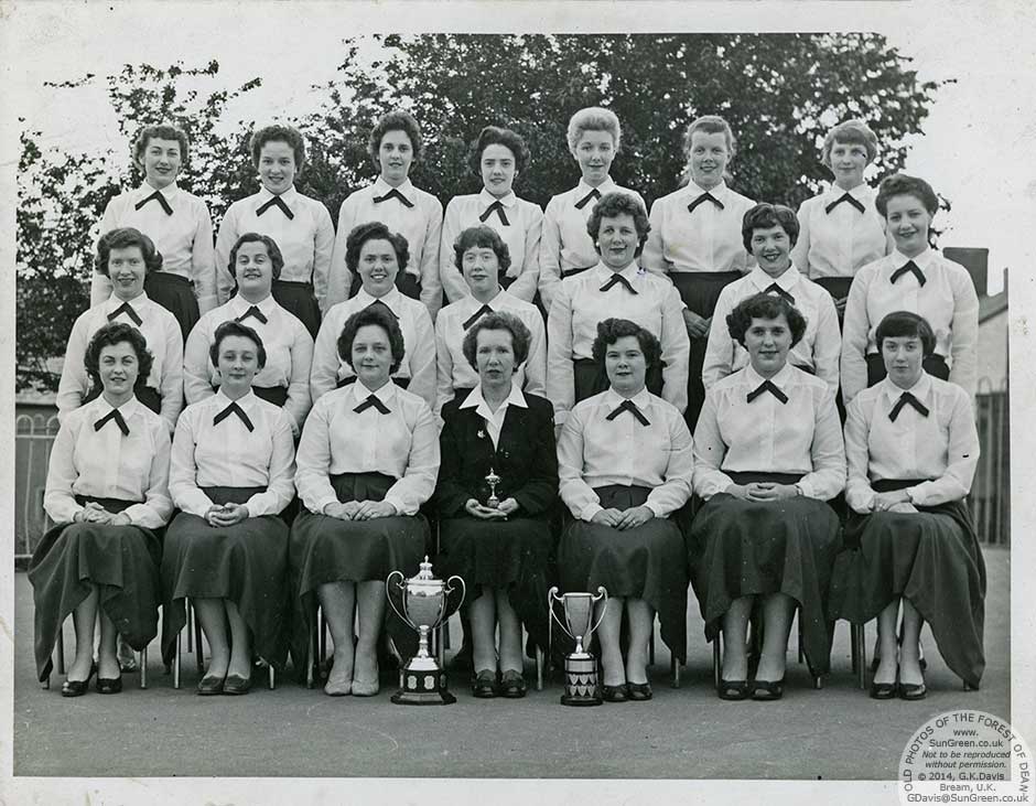 A photo of the LydCroft Singers - a ladies choir.