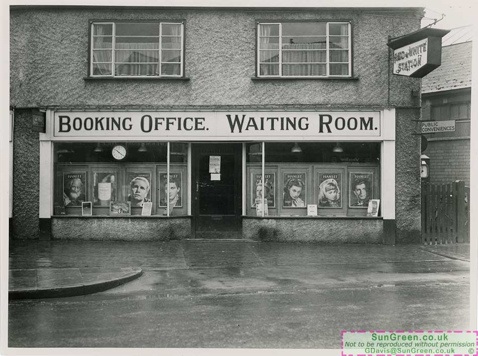 Red and White office. Lydney