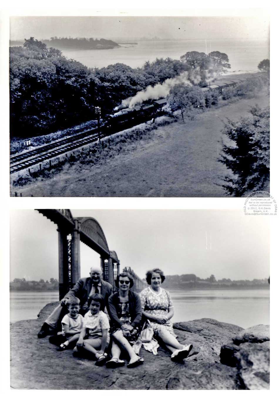 The old Severn Rail Bridge